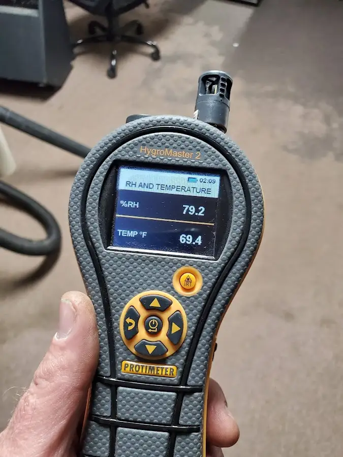 Moisture meter humidity assessment for Fire & Smoke Damage Restoration in Windsor Locks